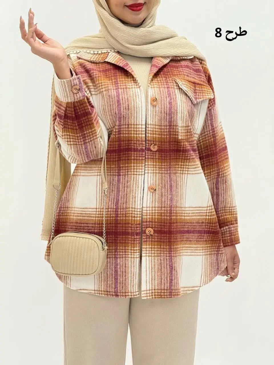 3562-شکت چهارخونه وانیل